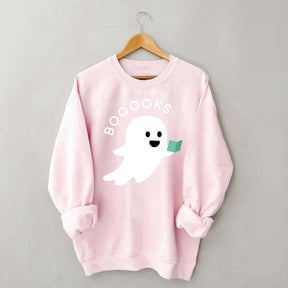 Ghost Books Reader Booooks Cute Sweatshirt