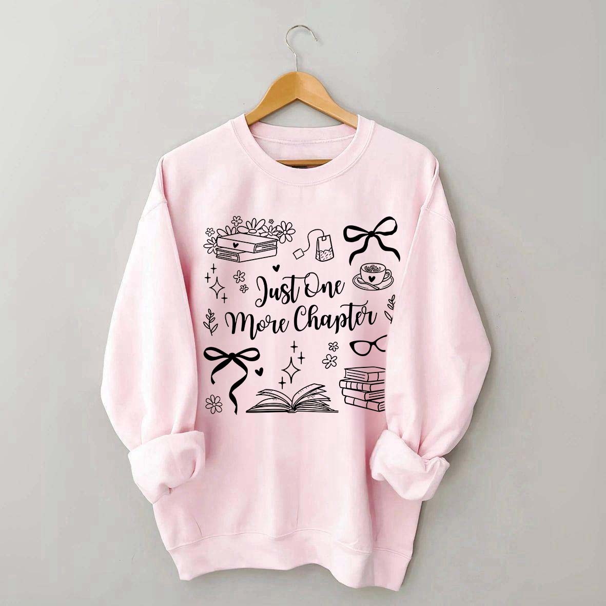 Bookish Merch Bookish Girly Reading Sweatshirt
