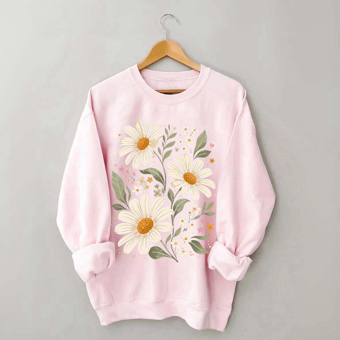Boho Style Daisies Sweatshirt