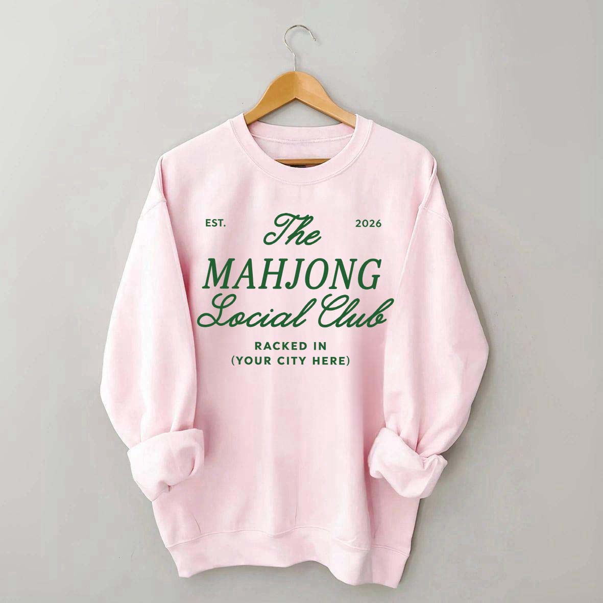 Personalized Mahjong Social Club Sweatshirt