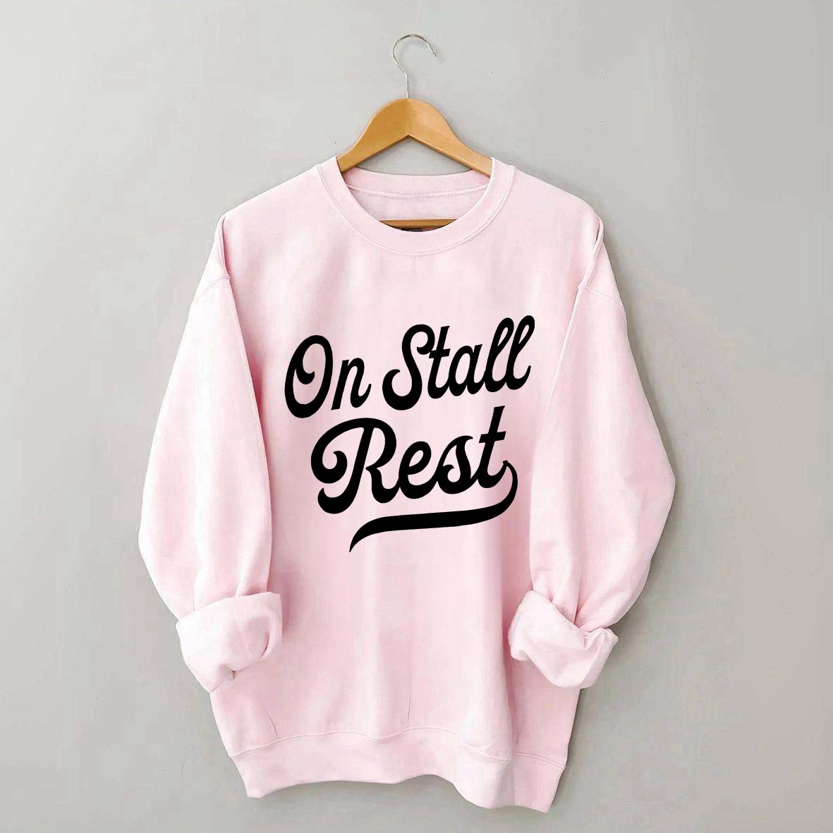 Funny Horse On Stall Rest Sweatshirt