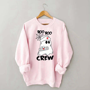 Cute Halloween Boo Crew Nurse Sweatshirt