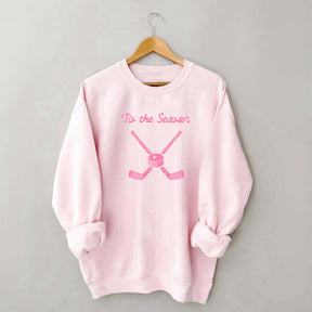 Tis The Season Hockey Mom Sweatshirt