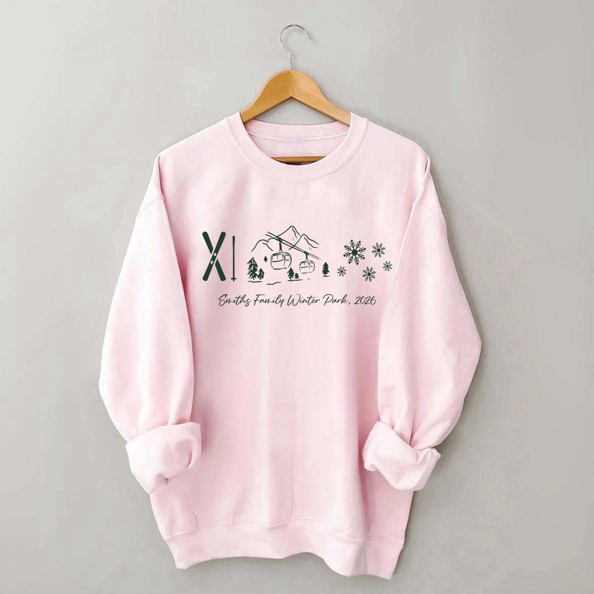 Custom Family Ski Trip Sweatshirt