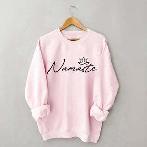 Namaste Yoga Meditation Flower Sweatshirt