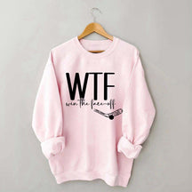 WTF Win Face-Off Hockey Sweatshirt