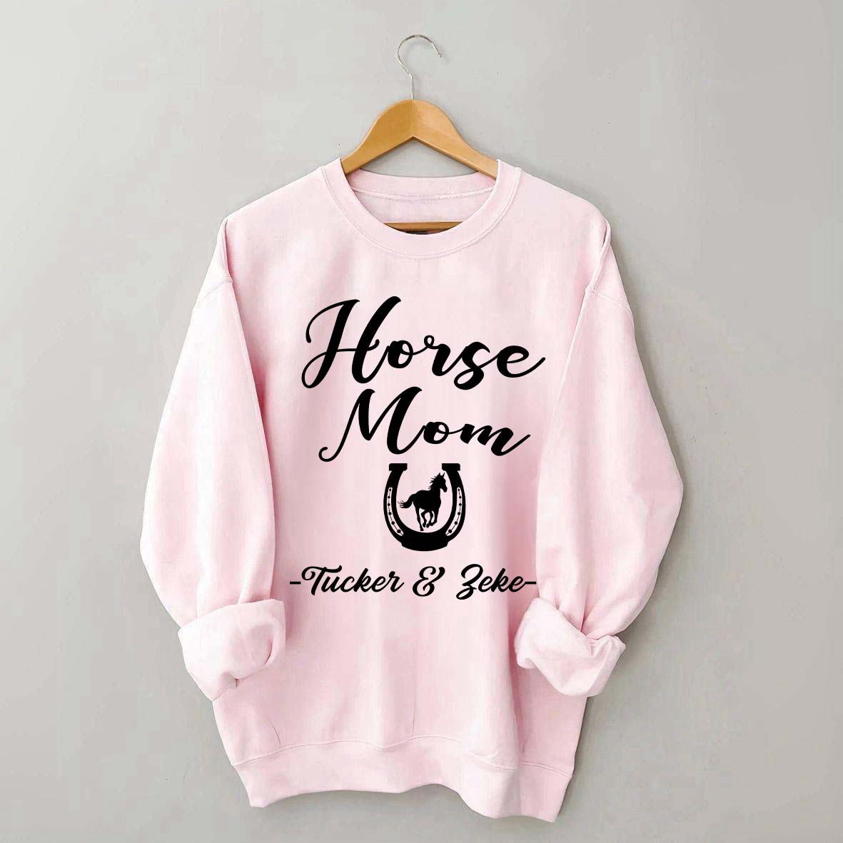 Personalized Horse Mom Equestrian Sweatshirt
