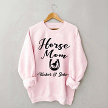 Personalized Horse Mom Equestrian Sweatshirt