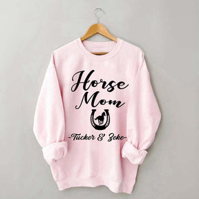 Personalized Horse Mom Equestrian Sweatshirt