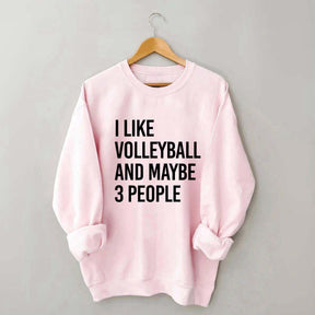 I Like Volleyball And Maybe 3 People Sweatshirt