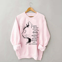Inspirational Cat Quote Lover Sweatshirt