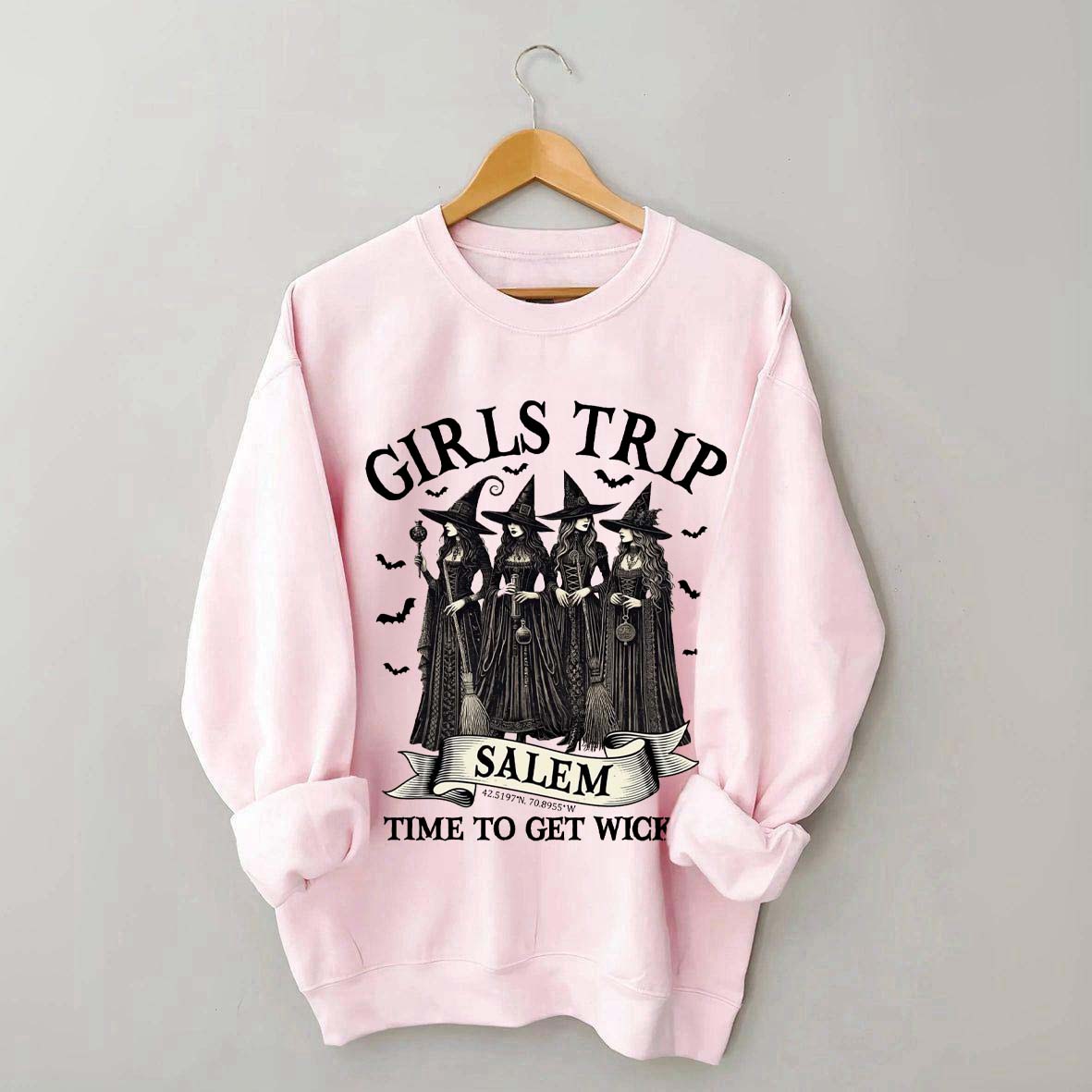 Retro Girls Trip Salem Sweatshirt