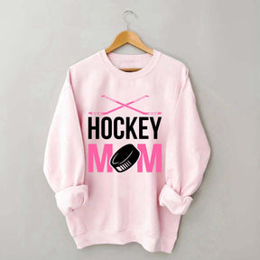 Hockey Mom Pink Sweatshirt