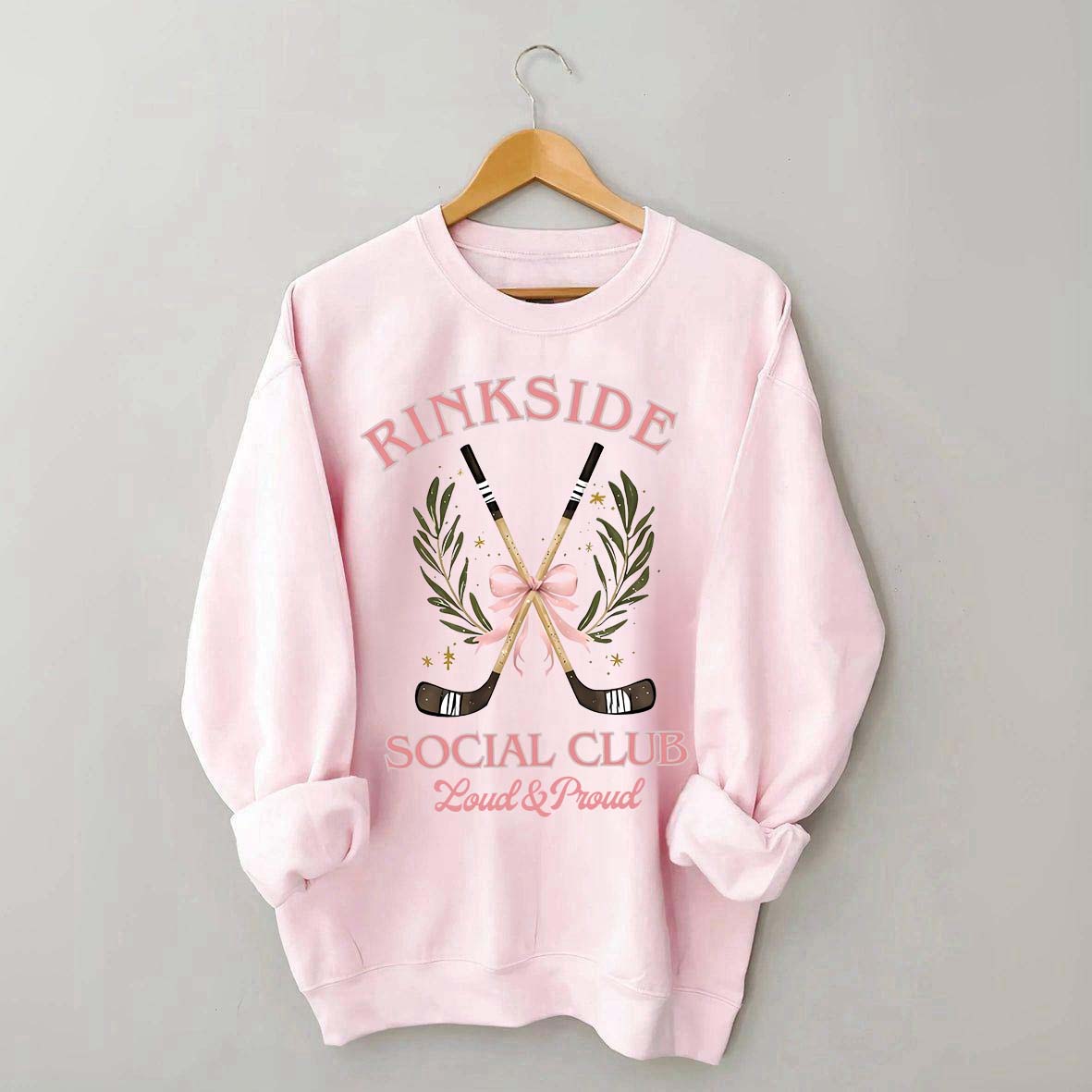 Rinkside Social Club Mom Hockey Athletic Sweatshirt