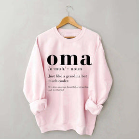 Funny Oma Pregnancy Reveal Sweatshirt