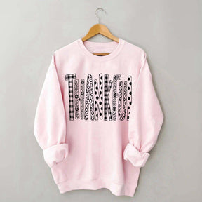 Thankful Floral Lover Sweatshirt