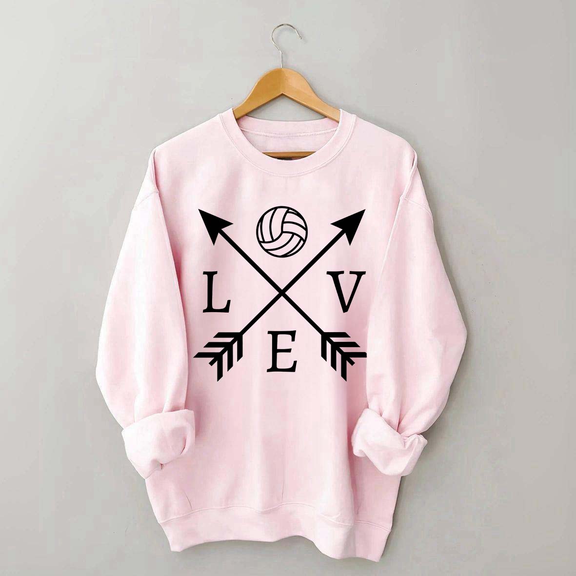 Love Volleyball Arrow Sweatshirt