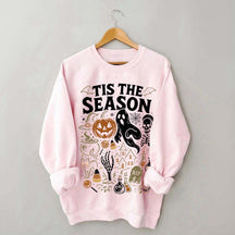 Tis' the Season Pumpkin Ghost Cute Sweatshirt