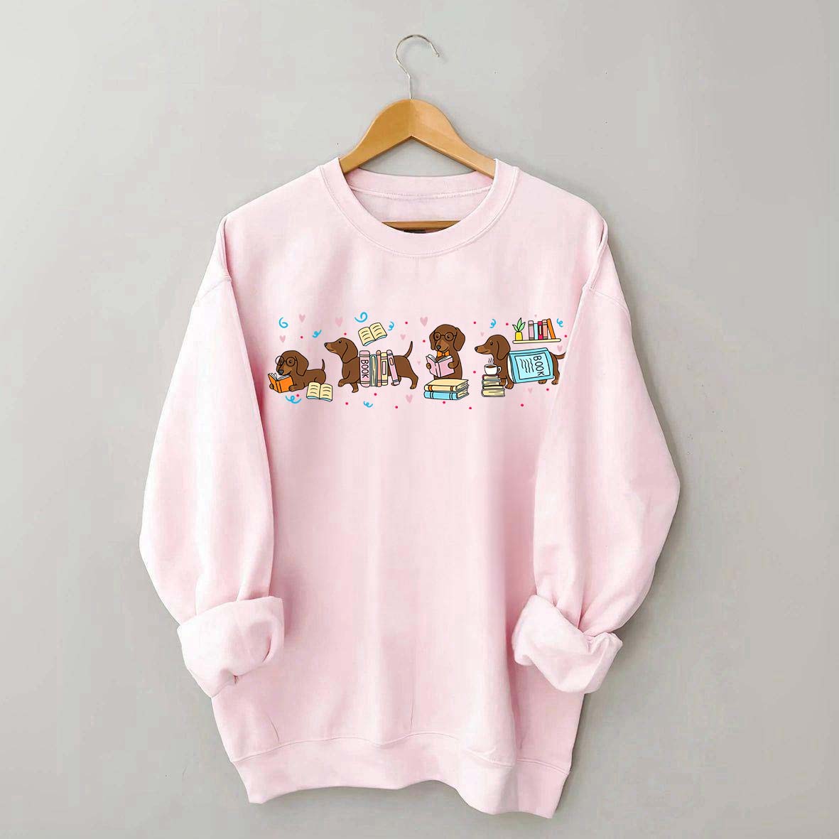 Dachshund Book Lover Sweatshirt