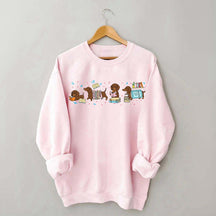 Dachshund Book Lover Sweatshirt