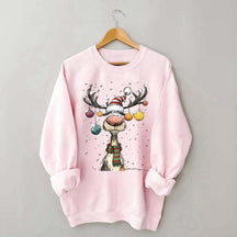 Cute Christmas Vintage Reindeer Sweatshirt