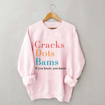 Cracks Dots Bams Sweatshirt