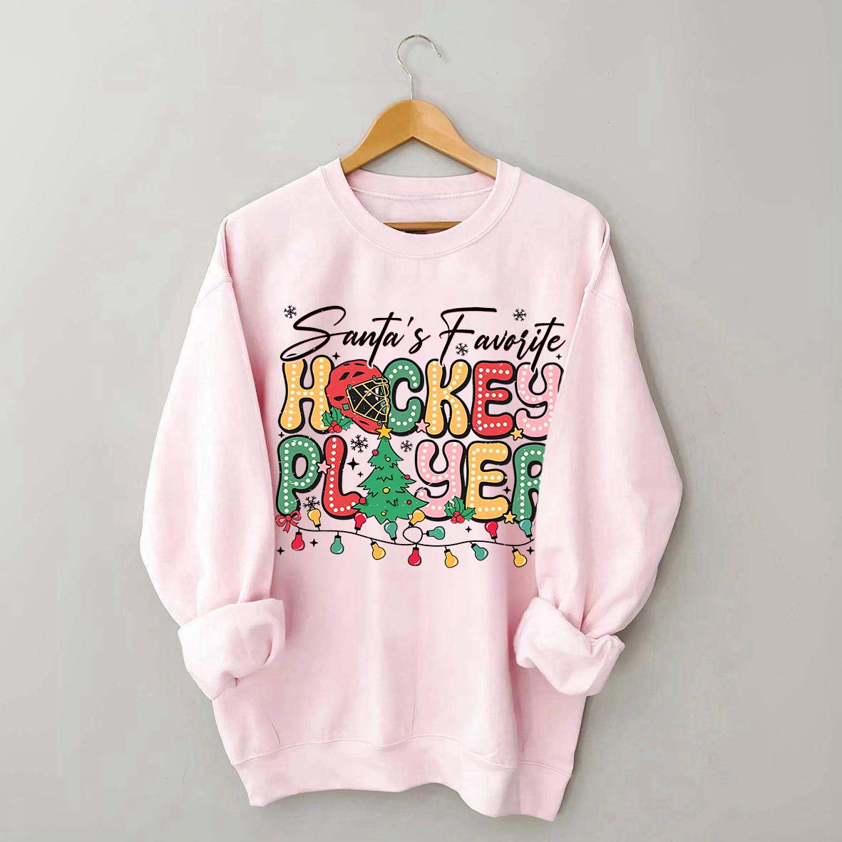 Santa's Favorite Hockey Player Sweatshirt