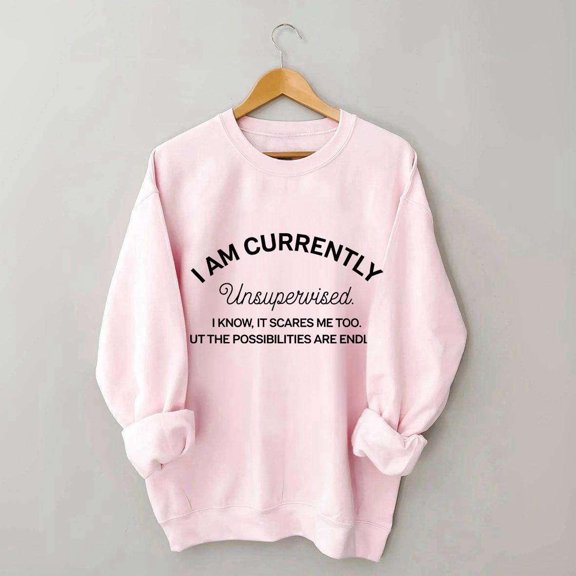 I Am Currently Unsupervised Sweatshirt