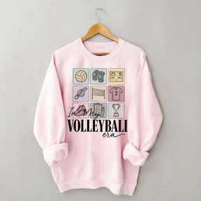 Just A Day In A Life With A Volleyball Girly Sweatshirt