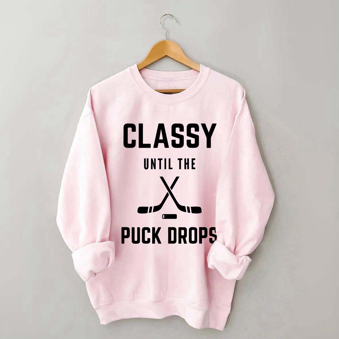 Classy Hockey Mom Sweatshirt