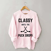 Classy Hockey Mom Sweatshirt