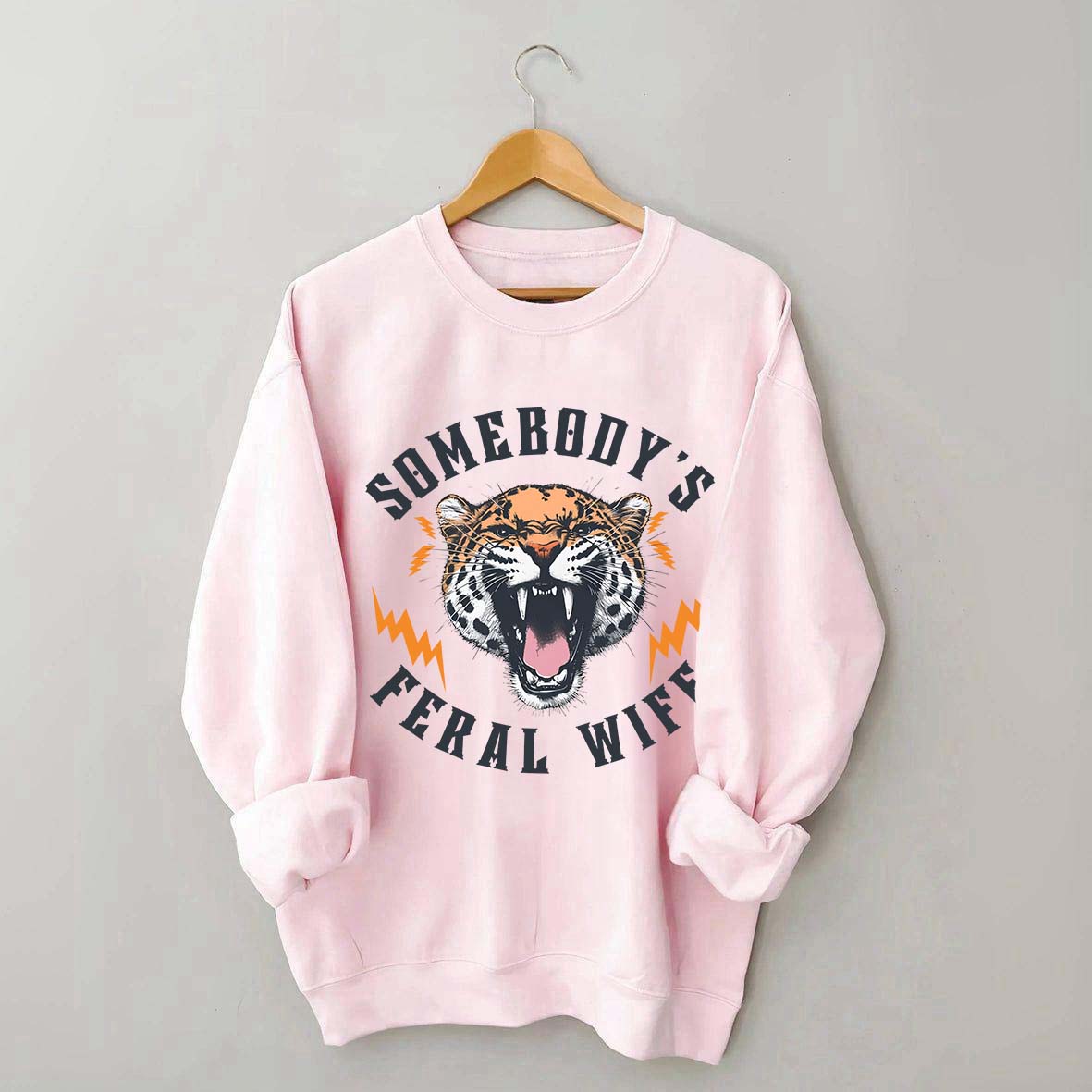 Trendy Feral Wife Leopard Sweatshirt