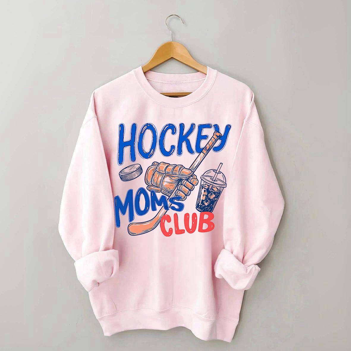 Funny Hockey Mom Club Sweatshirt