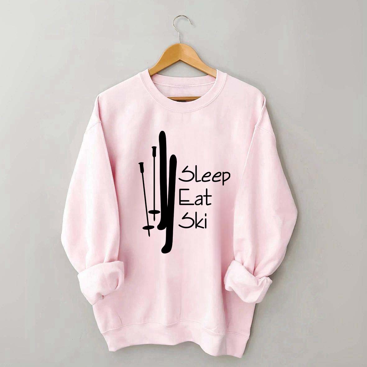 Sleep Eat Ski Sweatshirt