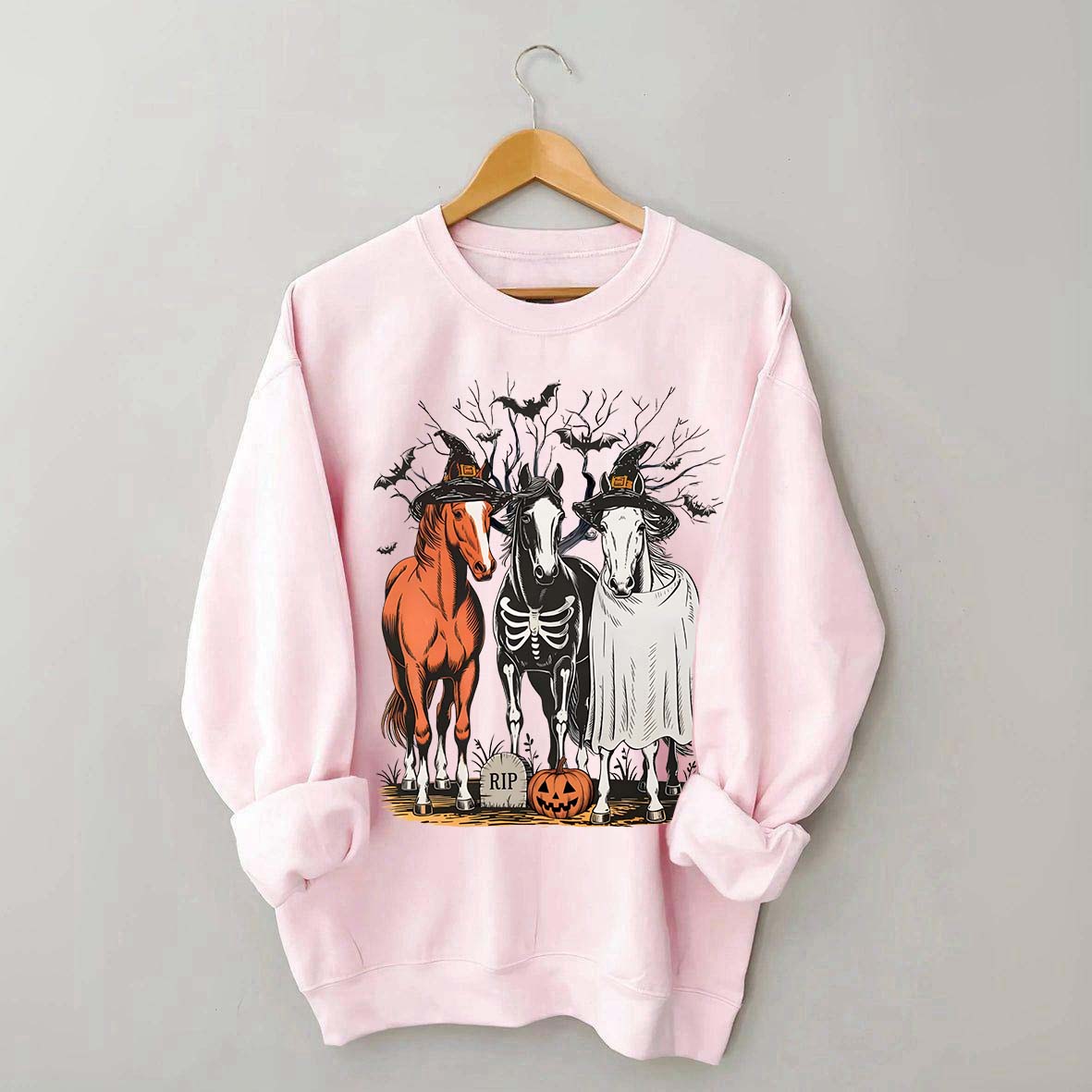 Retro Horse Halloween Sweatshirt
