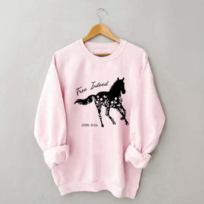 Free Indeed Horse Sweatshirt