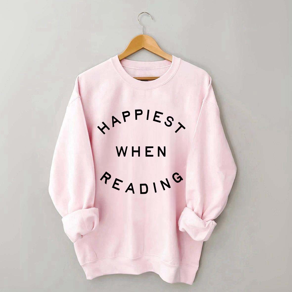 Happiest When Reading Sweatshirt