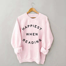 Happiest When Reading Sweatshirt
