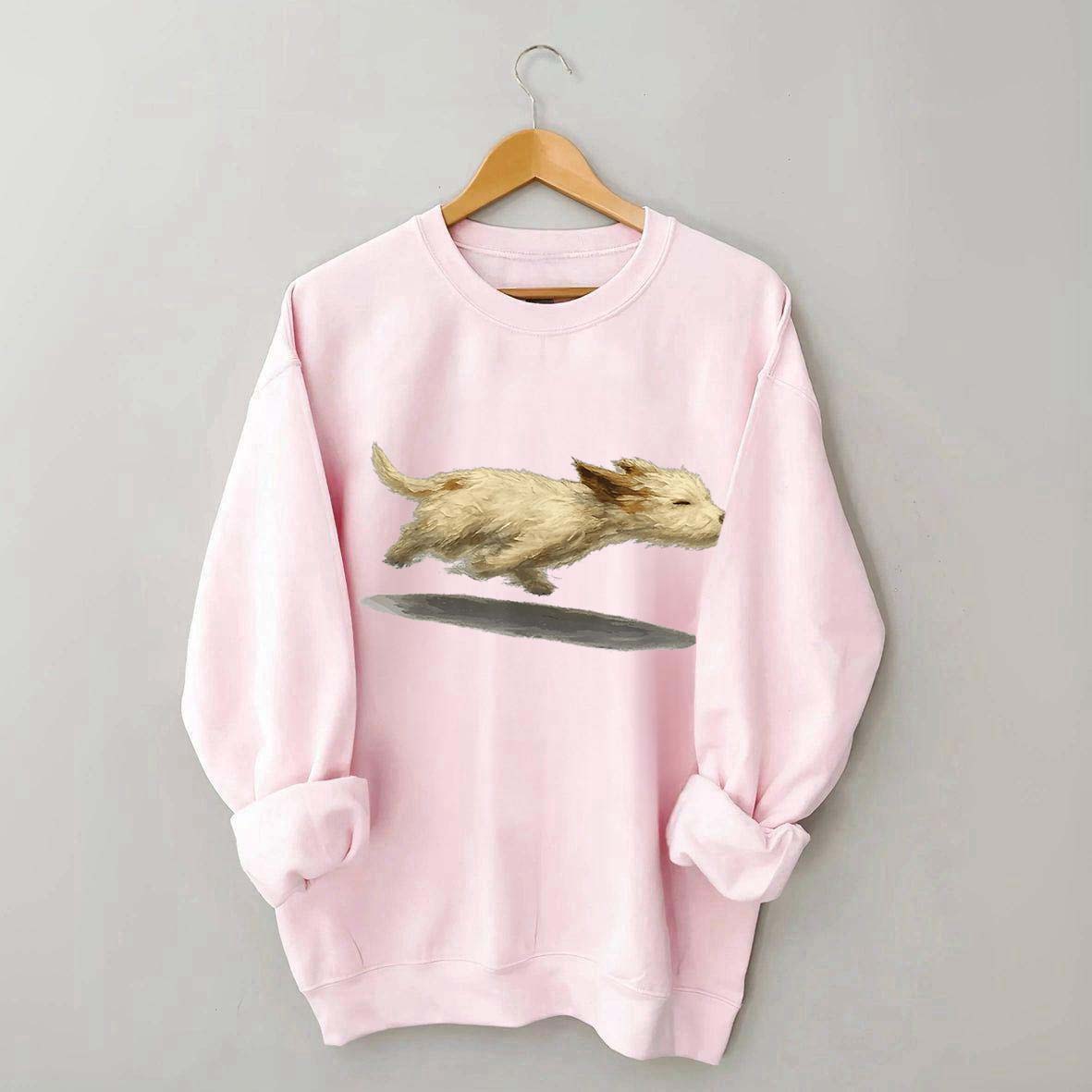 Cute Running Dog Sweatshirt