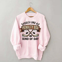 Funny Hockey Mom Festive Sports Sweatshirt