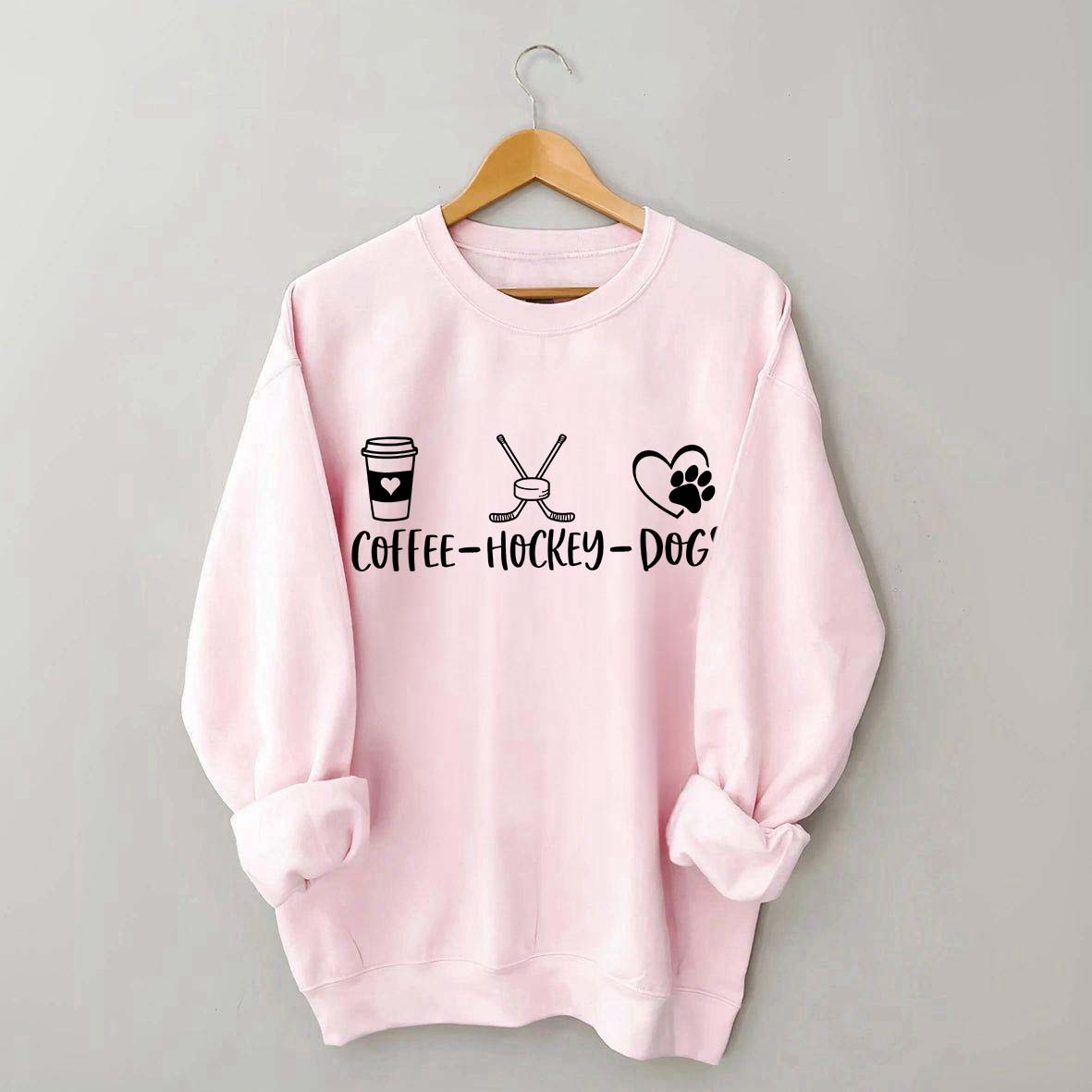 Coffee Hockey Dogs Sweatshirt