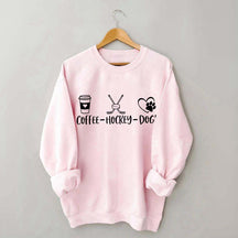 Coffee Hockey Dogs Sweatshirt