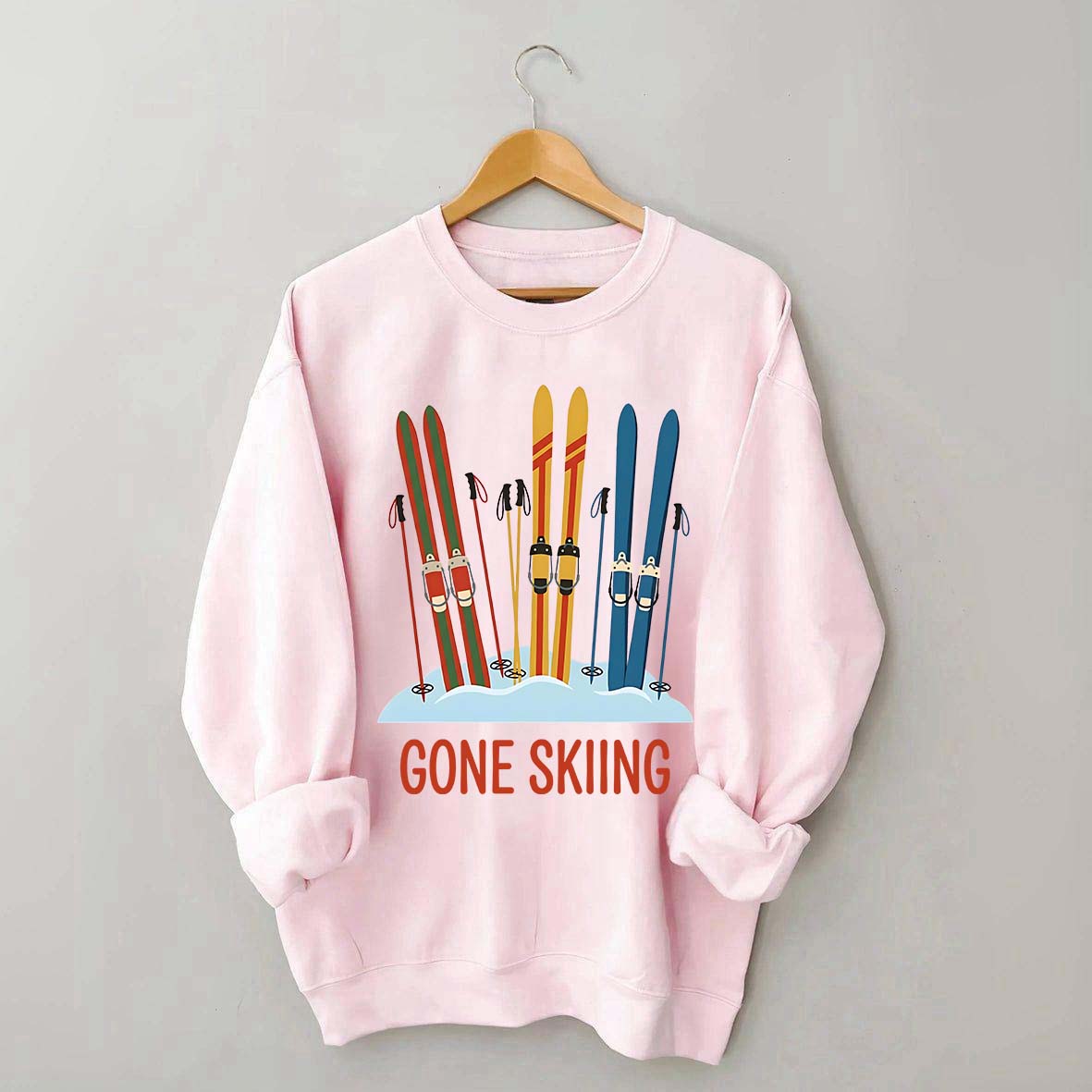Retro Gone Skiing Sweatshirt