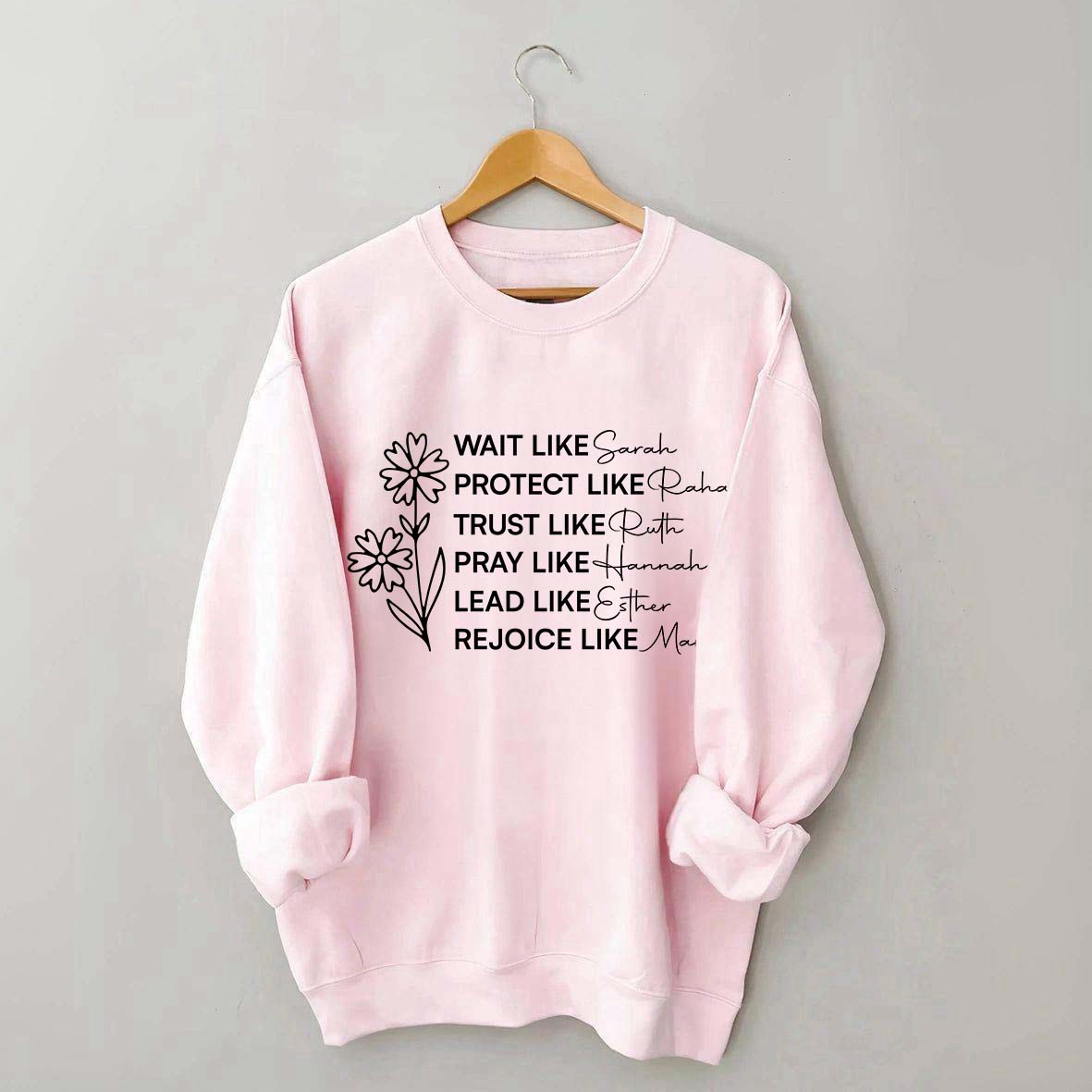 Floral Women Of The Bible Sweatshirt