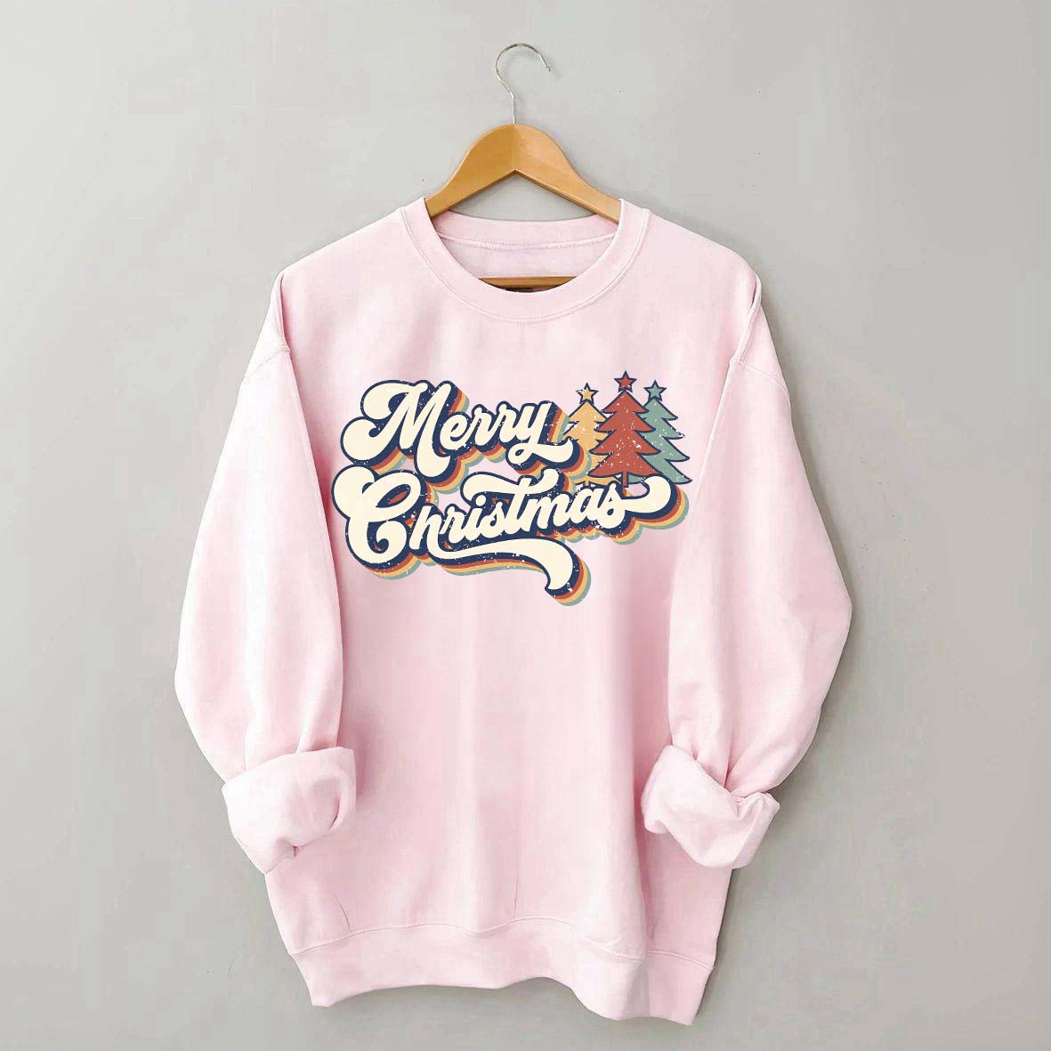 Merry Christmas Family Retro Sweatshirt