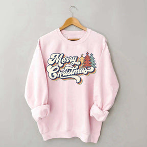 Merry Christmas Family Retro Sweatshirt