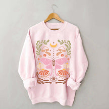 Luna Moth Floral Sweatshirt
