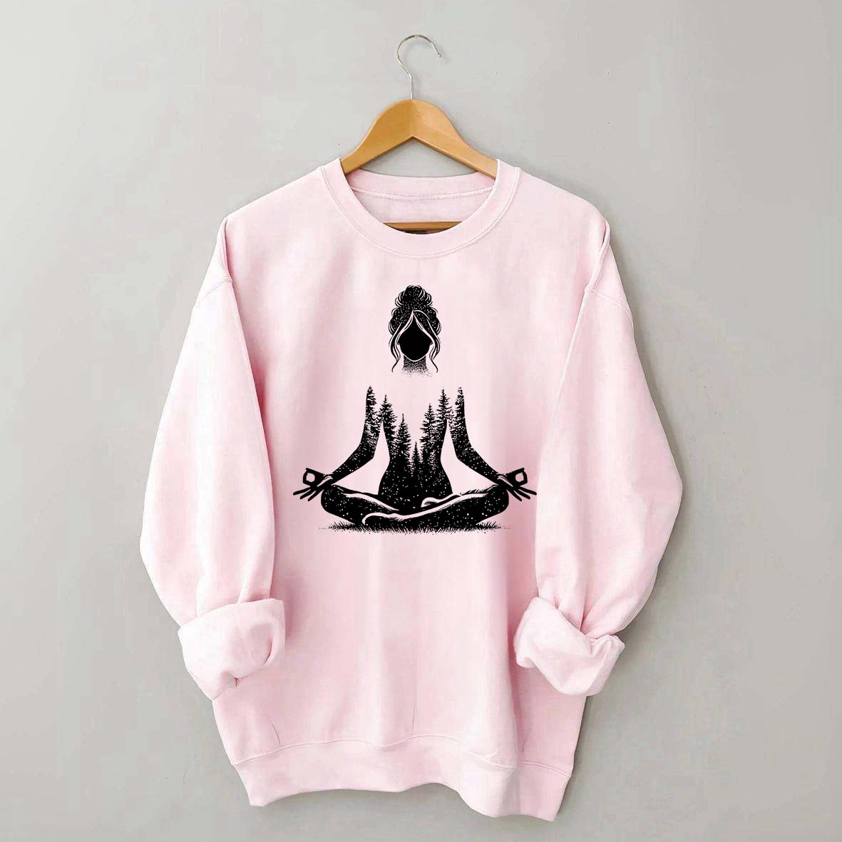 Yoga Pose Forest Sweatshirt