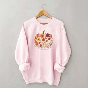 Autumn Leaves Faith Fall Crewneck Sweatshirt