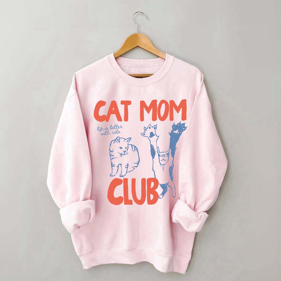 Funny Cat Mama Sweatshirt